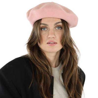 Alpelue - Gårda Annecy Wool Beret (blekrosa)