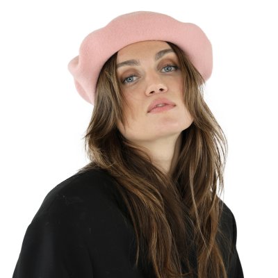 Alpelue - Gårda Annecy Wool Beret (blekrosa)