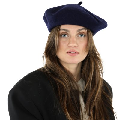 Alpelue - Gårda Annecy Wool Beret (marineblå)