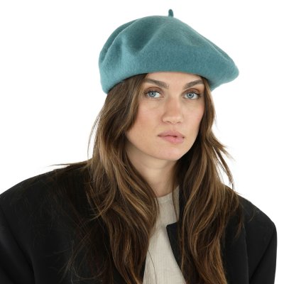 Alpelue - Gårda Annecy Wool Beret (turkis)
