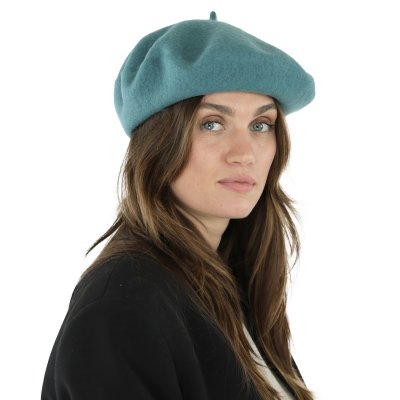 Alpelue - Gårda Annecy Wool Beret (turkis)