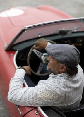 Sixpence / Flat cap - CTH Ericson Edward Belo (blå)