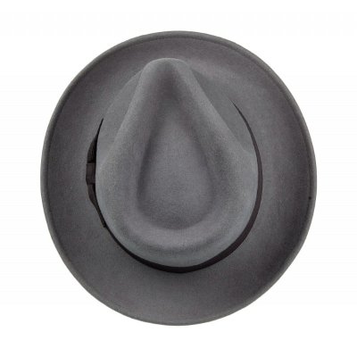 Hatter - Crushable C-Crown Fedora (grå)
