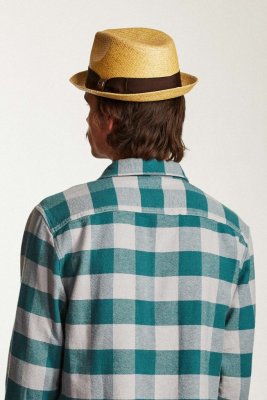 Hatter - Brixton Castor (tan stripe)