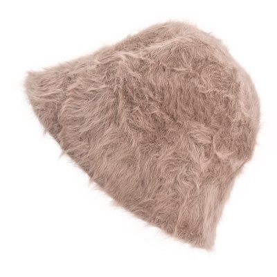 Hatter - Gårda Angora Cloche (grå-rosa)