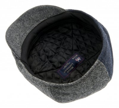 Sixpence / Flat cap - CTH Ericson Colin Patchwork (grå)