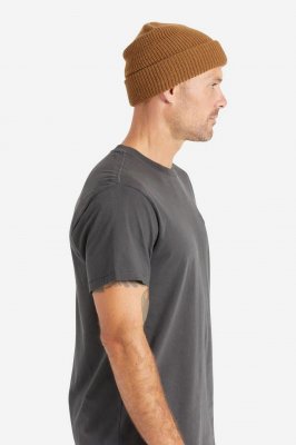 Beanies - Brixton Heist Beanie (brun)
