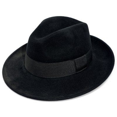 Hatter - Gårda Volterra Fedora Wool Hat (svart)