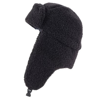 Pelslue - Gårda Levanger Trapper Hat (svart)