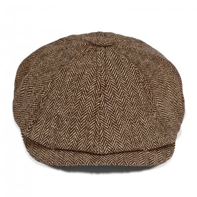 Sixpence / Flat cap - Gårda Tywyn Herringbone (beige)