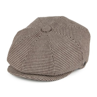 Sixpence / Flat cap - Jaxon Genoa Newsboy Cap (brun-beige)