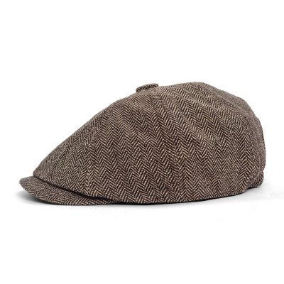 Sixpence / Flat cap - Gårda Aberdour Newsboy (brun)