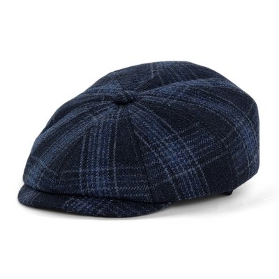 Sixpence / Flat cap - Gårda Premium Banbury Wool Newsboy (blå)