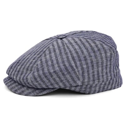 Sixpence / Flat cap - Gårda Barnaby Striped Newsboy (blå)