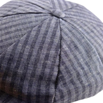 Sixpence / Flat cap - Gårda Barnaby Striped Newsboy (blå)
