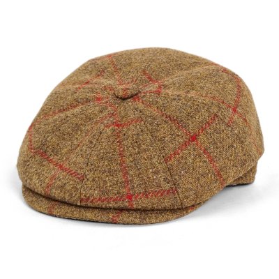 Sixpence / Flat cap - Gårda Premium Callander Wool Newsboy (brun)