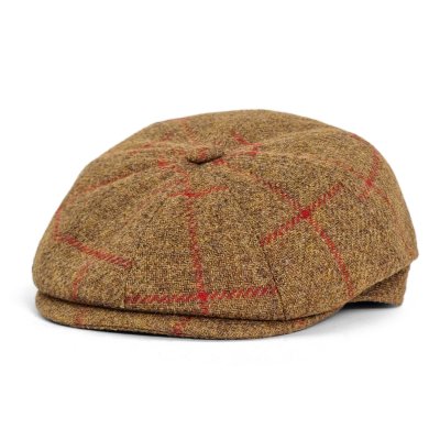 Sixpence / Flat cap - Gårda Premium Callander Wool Newsboy (brun)