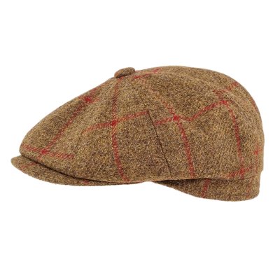 Sixpence / Flat cap - Gårda Premium Callander Wool Newsboy (brun)