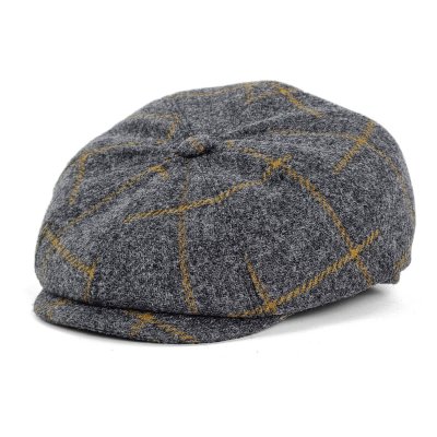 Sixpence / Flat cap - Gårda Premium Callander Wool Newsboy (grå)
