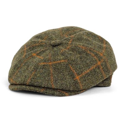Sixpence / Flat cap - Gårda Premium Callander Wool Newsboy (grønn)