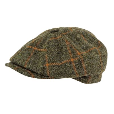 Sixpence / Flat cap - Gårda Premium Callander Wool Newsboy (grønn)
