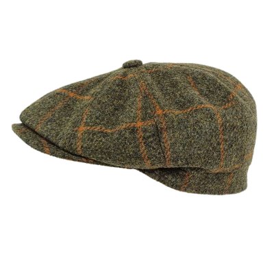 Sixpence / Flat cap - Gårda Premium Callander Wool Newsboy (grønn)