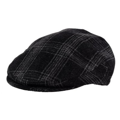 Sixpence / Flat cap - Gårda Premium Dalston Wool Sixpence (svart)