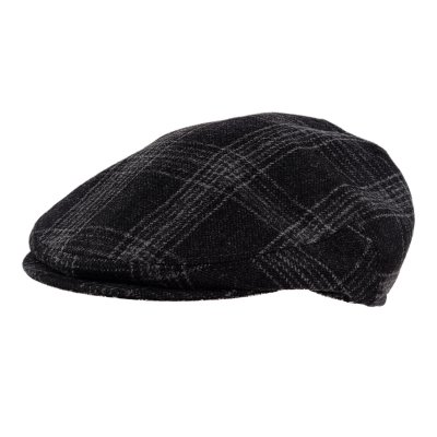Sixpence / Flat cap - Gårda Premium Dalston Wool Sixpence (svart)