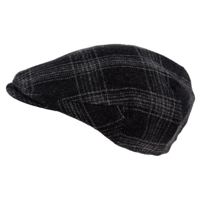 Sixpence / Flat cap - Gårda Premium Dalston Wool Sixpence (svart)