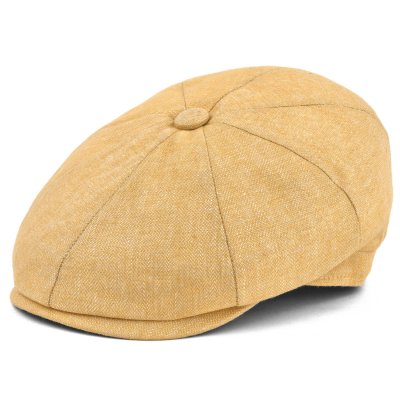Sixpence / Flat cap - Gårda Darnay Newsboy (gul)