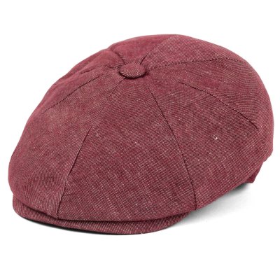 Sixpence / Flat cap - Gårda Darnay Newsboy (rød)