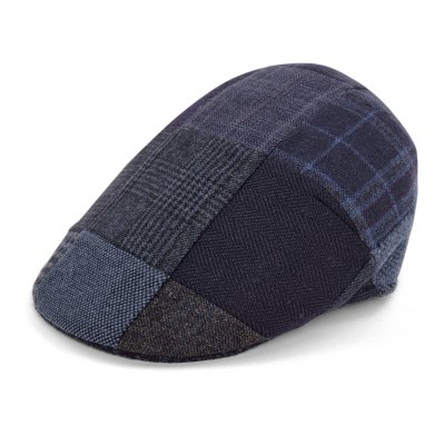 Sixpence / Flat cap - Gårda Florens Wool (blå/multi)