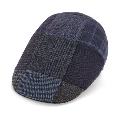 Sixpence / Flat cap - Gårda Florens Wool (blå/multi)