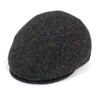 Sixpence / Flat cap - Gårda Premium Formby Wool Sixpence (svart)