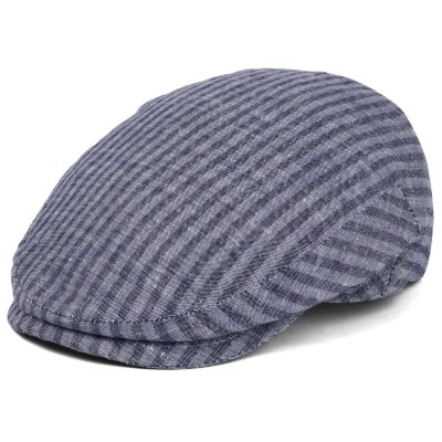 Sixpence / Flat cap - Gårda Gargery Striped Sixpence (blå)