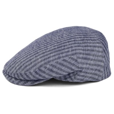 Sixpence / Flat cap - Gårda Gargery Striped Sixpence (blå)