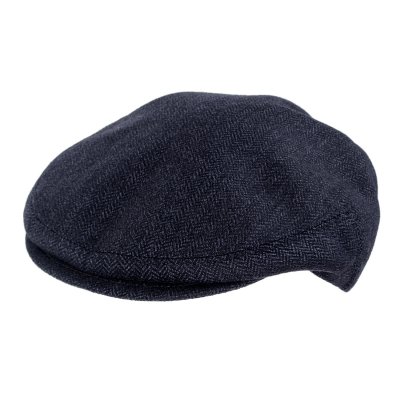 Sixpence / Flat cap - Gårda Premium Kirkby Wool Sixpence (blå)