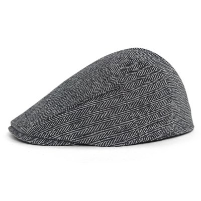Sixpence / Flat cap - Gårda Lazonby (svart/hvitt)