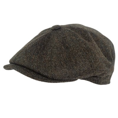Sixpence / Flat cap - Gårda Premium Oakham Wool Newsboy (grønn)