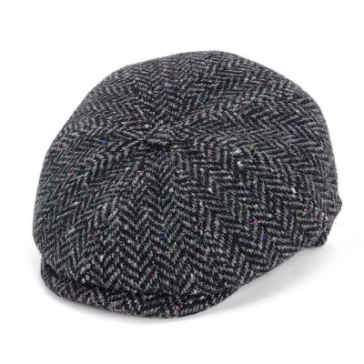 Sixpence / Flat cap - Gårda Premium Selkirk Wool Newsboy (grå)