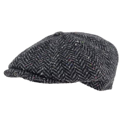 Sixpence / Flat cap - Gårda Premium Selkirk Wool Newsboy (grå)