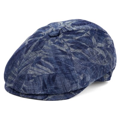 Sixpence / Flat cap - Gårda Silas Floral Newsboy (blå)