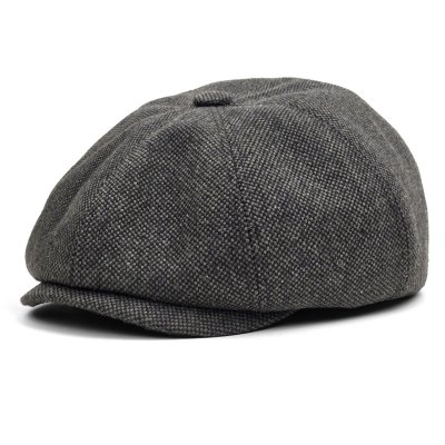 Sixpence / Flat cap - Gårda Telford Newsboy Cap (mørkegrå)