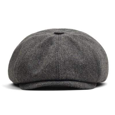 Sixpence / Flat cap - Gårda Telford Newsboy Cap (mørkegrå)