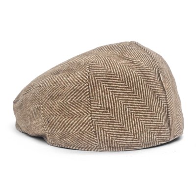 Sixpence / Flat cap - Gårda Torridon (brun/hvit)