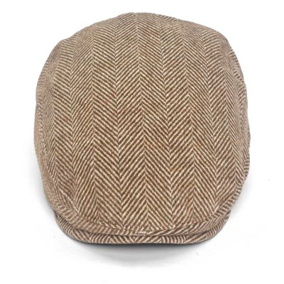 Sixpence / Flat cap - Gårda Torridon (brun/hvit)