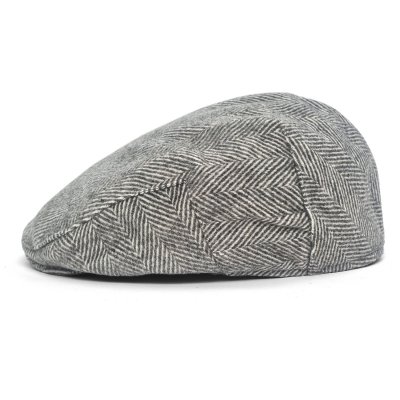 Sixpence / Flat cap - Gårda Torridon (grå/hvit)