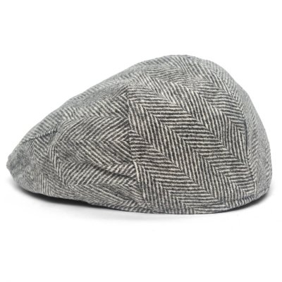 Sixpence / Flat cap - Gårda Torridon (grå/hvit)
