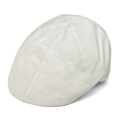 Sixpence / Flat cap - Gårda Vico Cotton Flat Cap (krem)