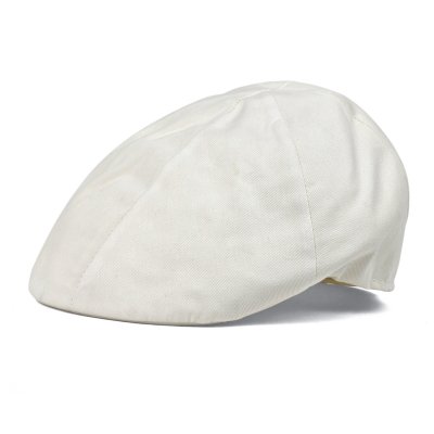 Sixpence / Flat cap - Gårda Vico Cotton Flat Cap (krem)